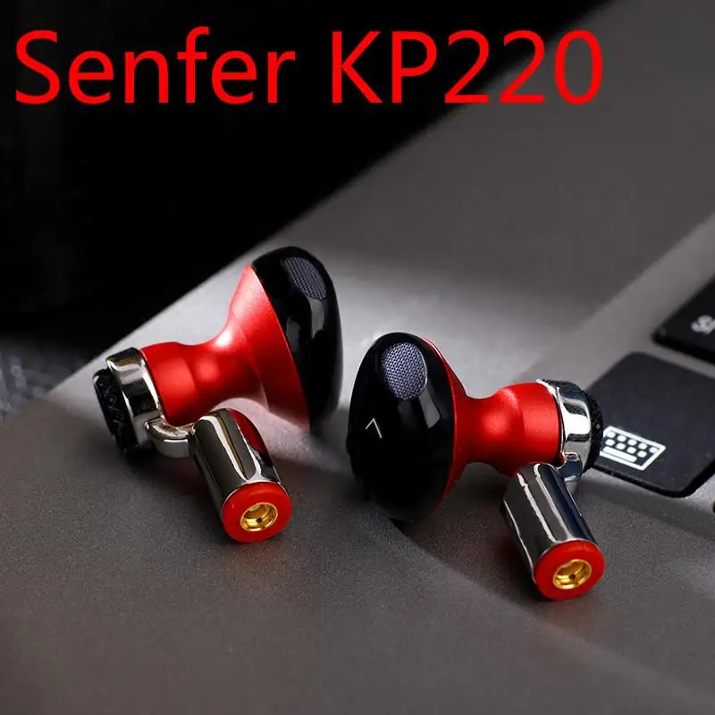 Senfer KP220 полуакустический Динамический HIFI музыкальный монитор DJ Studio спортивные Сменные наушники MMCX кабель