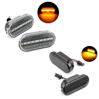 

Car Dynamic Water Light Led Foliate Turn Signal For Volkswagen Bora Golf 3 4 Passat 3Bg Polo Sb6