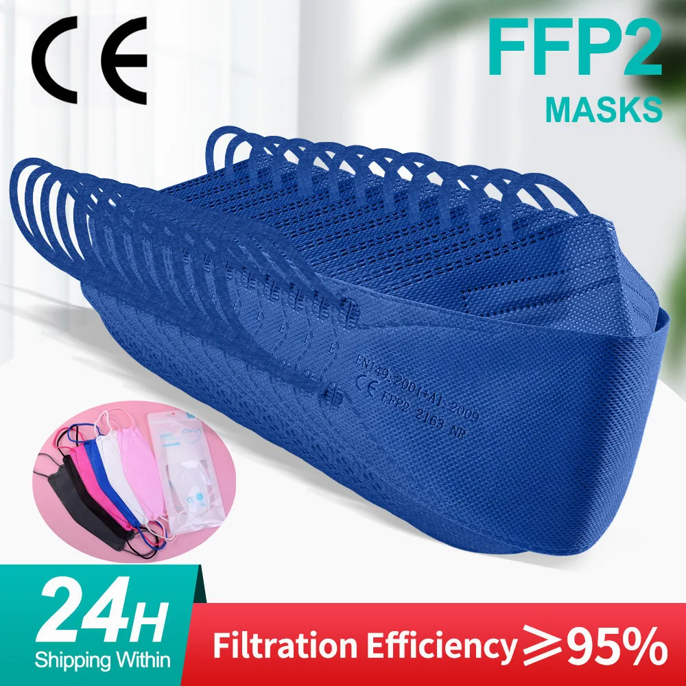 FFP2 маска для рыбы CE mascarilla fpp2 homologada kn95 респираторная многоразовая лица с молью