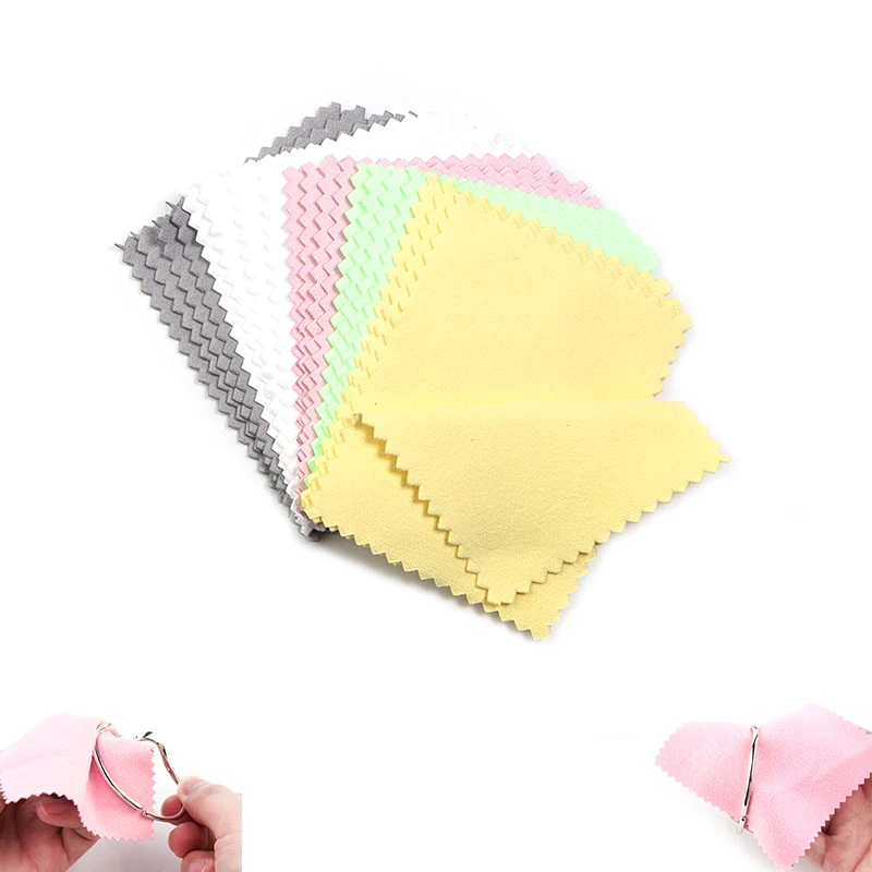 10pcs 50pcs 100pcs 8x8cm Clean Cleaning Cloth Polishing Cloth For Jewelry  Anti Tarnish Polishing jewelry tool - AliExpress