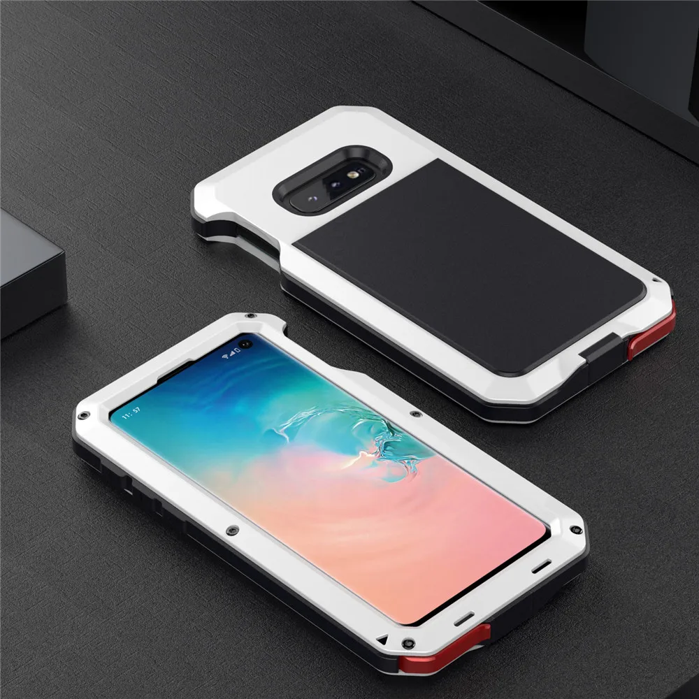 Сверхпрочный металлический бронированный чехол для телефона samsung Galaxy S10 S10Plus S10Lite чехол s водонепроницаемый противоударный чехол для Galaxy Note 10
