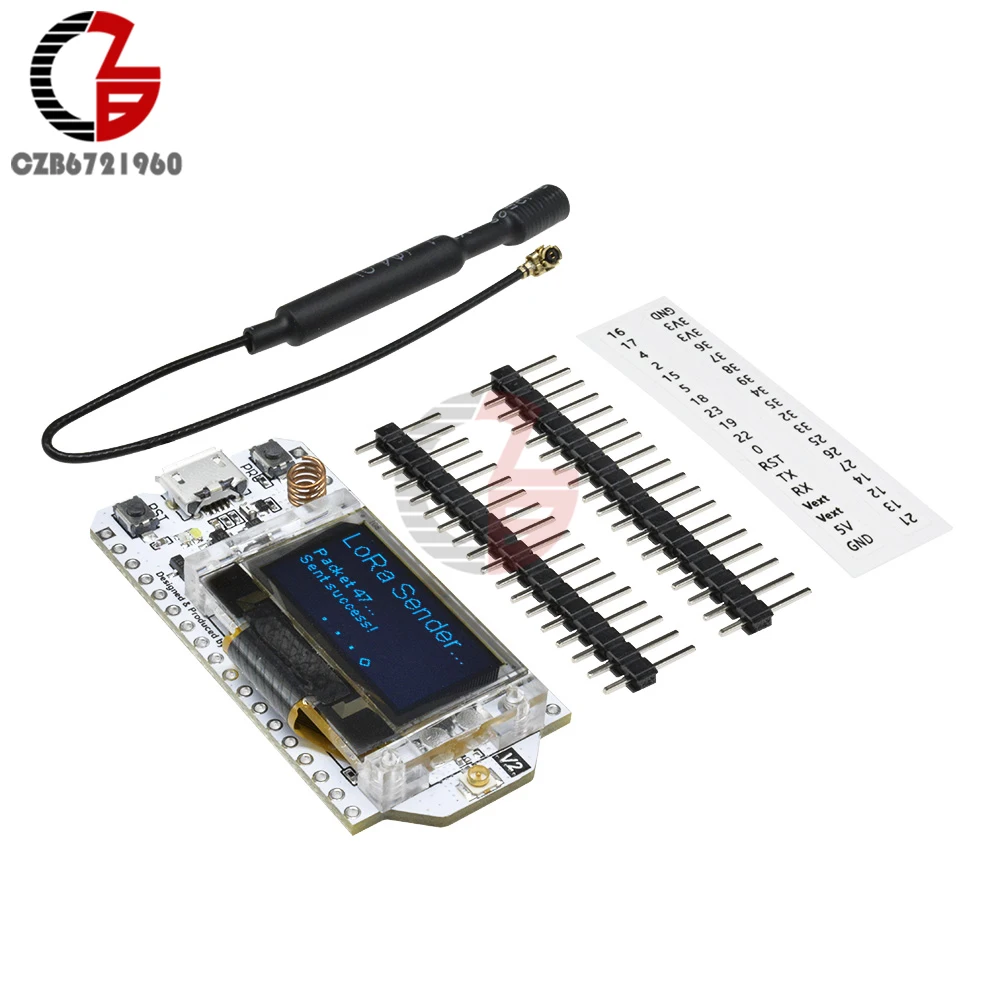 SX1276 ESP32 LoRa Bluetooth Wifi макетная плата двойной режим 0,9" 868 МГц-915 МГц IOT CP2102 микро антенна USB 32 м для Arduino
