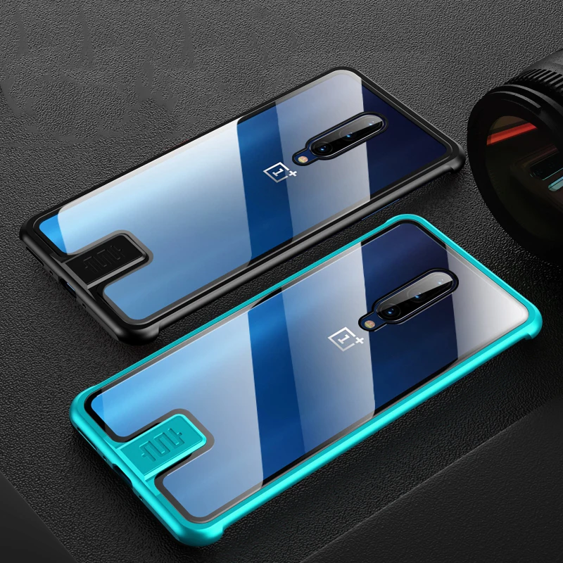 Роскошный металлический чехол для Oneplus 7 Pro 6T из закаленного стекла
