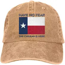 Have No Fear Chilean is Here Chileans, унисекс, дизайнерская винтажная регулируемая бейсболка, хлопковая джинсовая кепка для папы, Черная кепка