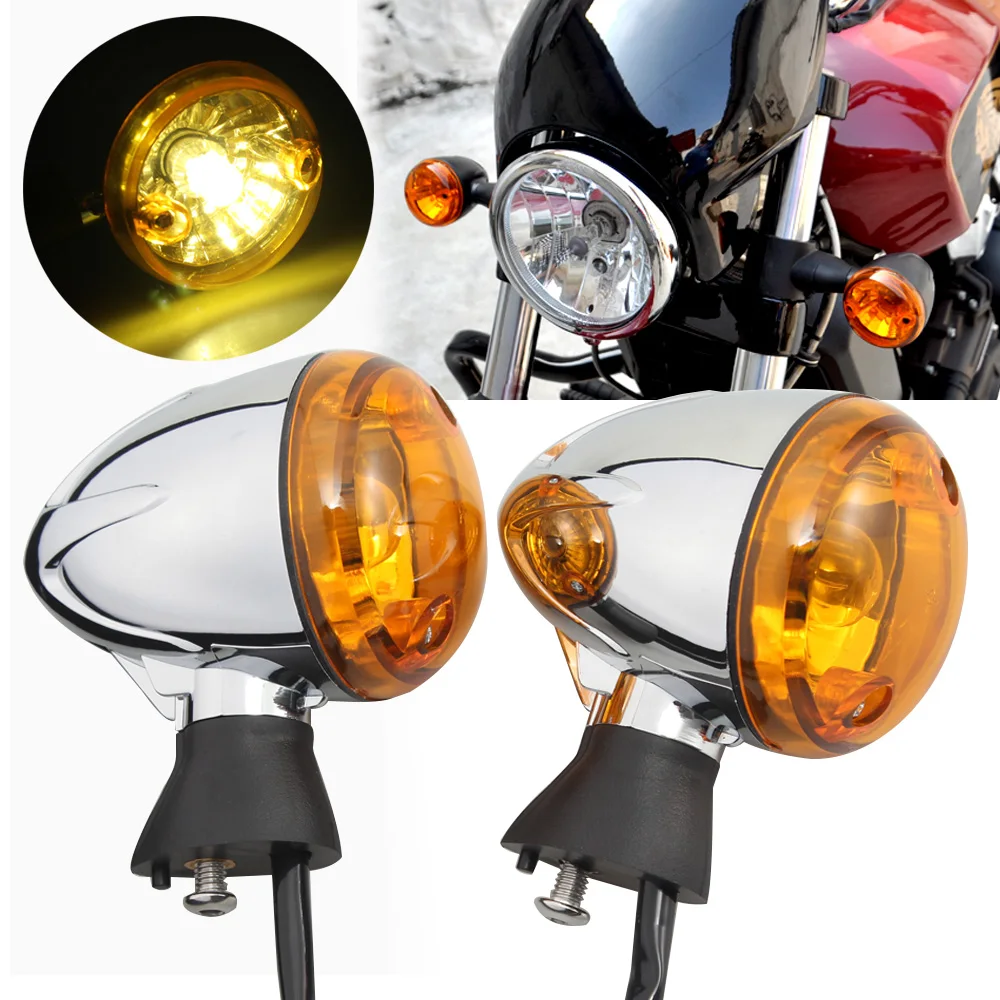 12V LED Front Motorcycle Turn Signal Lights Fit for Indian Scout sixty BOBBER light Indicators 2014-2019 |