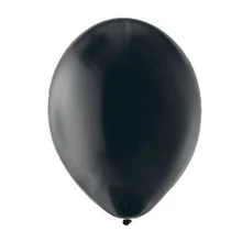 Мешок из 20 латексных шаров 1" или 30 см nacres черный