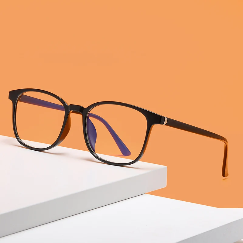 

New Square Anti-blue Light Optics Myopia Women Eyeglasses Fashion Plastic Glasses Classic Vintage Men Computer Eye Glasses