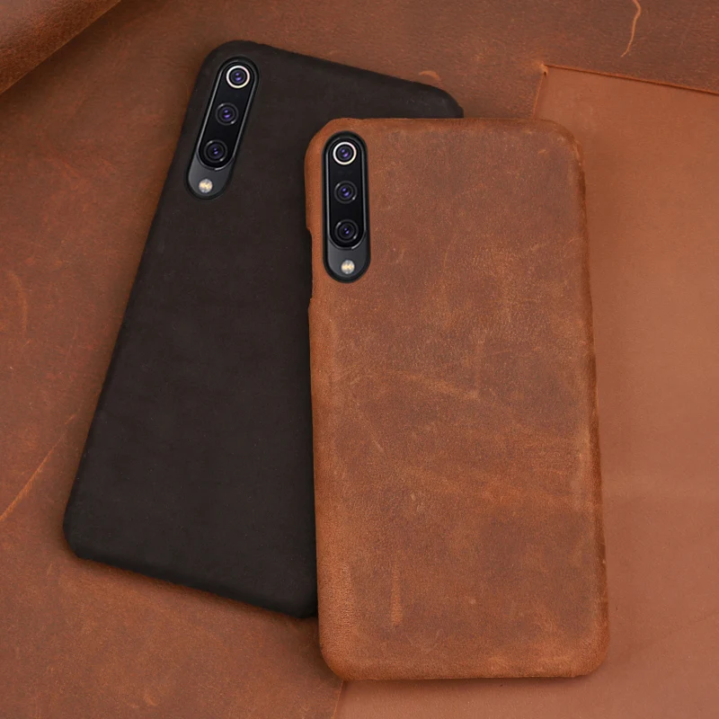 Чехол для телефона Xiaomi Mi 5s 5c 6 8se max mix 2 lite Crazy horse чехол Redmi s2 3 4 4a 5a note Pro задняя
