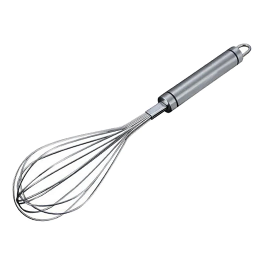 Stainless Steel Whisk 29.5cm Wire Whisk Egg Beater For Baking Blending
