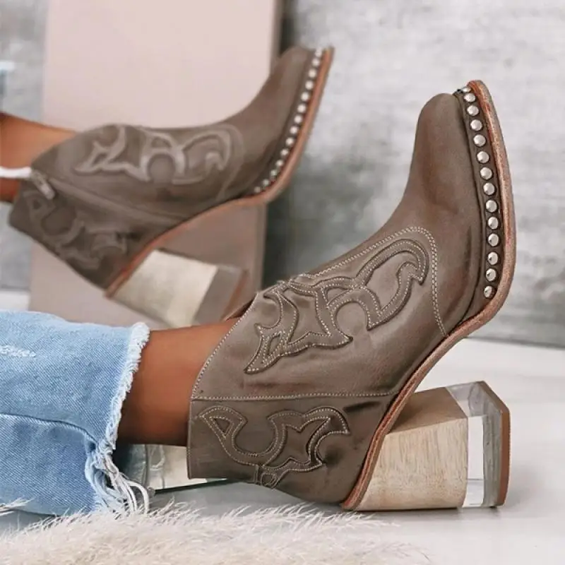 Botas Marton Mujer Hebilla Británica  Botas Para Mujer Vaqueras Cuadra-Botas  Mujer-Aliexpress