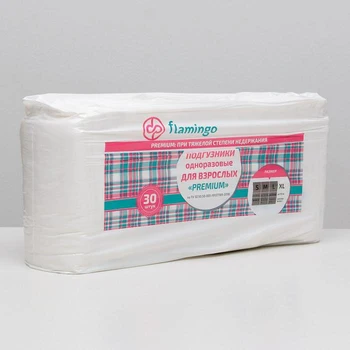 

Flamingo "Premium" adult diapers, size XL, 30 pcs 5269835