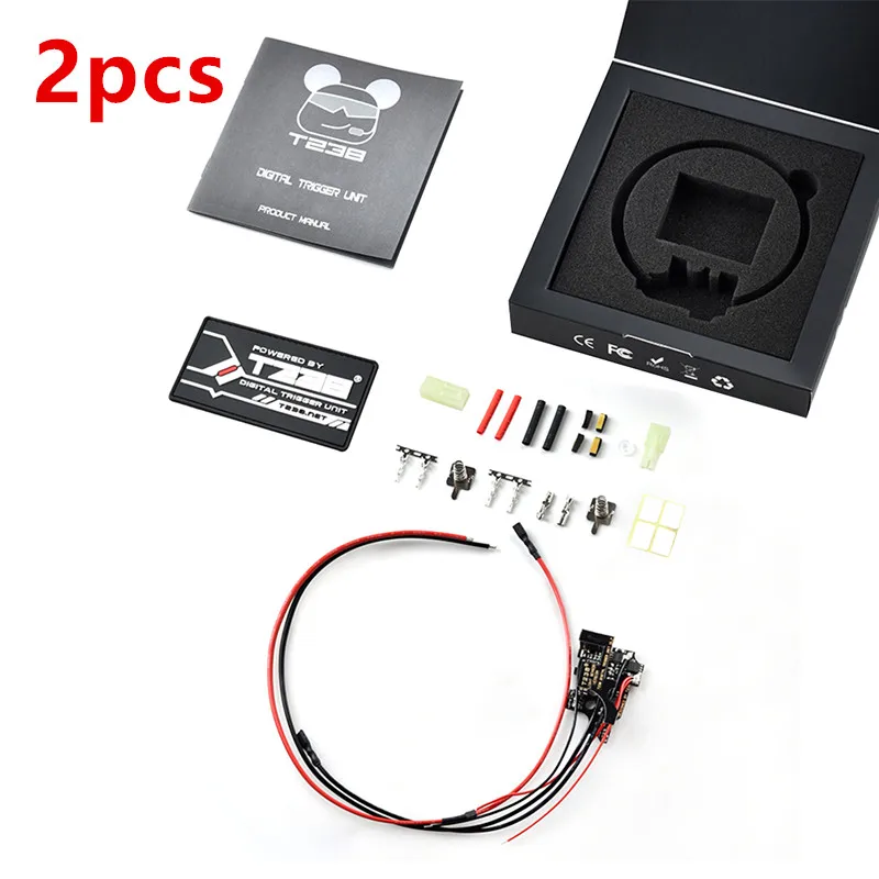 2pcs Version 1.7 T238 Programmable MOSFET Electronic Fire Control Module For XWE M4 / JM Gen.9 FB Jingji JQ No.2 Gearbox | Игрушки и