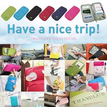 

Travel Journey Document Organizer Wallet Passport ID Card Holder Ticket Credit Card Bag Case Purse Free Shipping