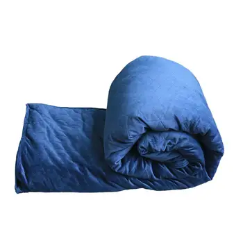 

Blue Weighted Blanke Cover Premium Velvet Warm And Super Soft Fabric Blanket Quilt Cover For Children And Adults 47*74/ 3.4 Lbs