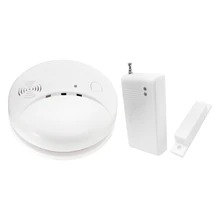 Détecteur de fumée sans fil 433Mhz et capteur de Contact magnétique Gsm 433Mhz, détecteur d'entrée de porte et fenêtre