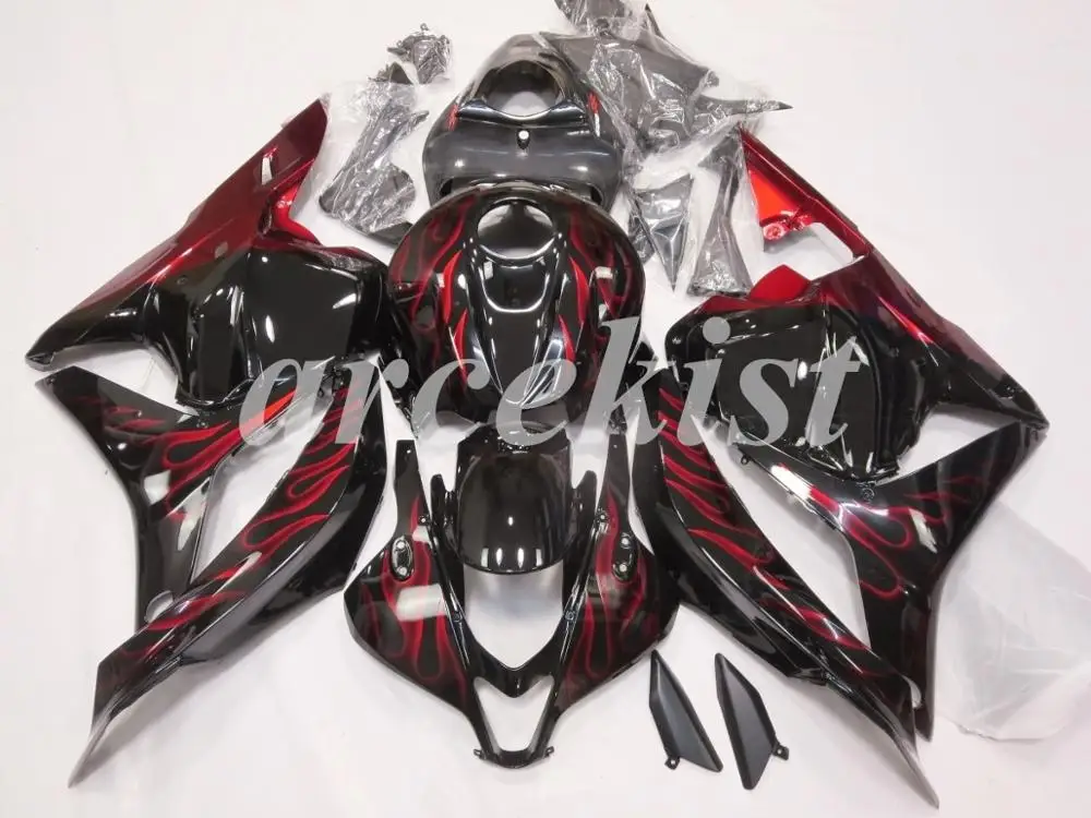 Литьевая Форма ABS мотоцикл обтекатель комплект подходит для CBR600RR F5 2009 2010 2011 2012 Кузов Набор на заказ черный матовый
