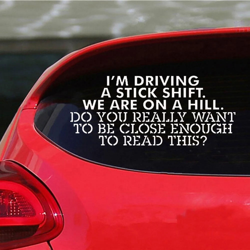 車のステッカー車の面白い英語の文車の車体の窓のステッカー装飾アクセサリー Car Stickers Aliexpress