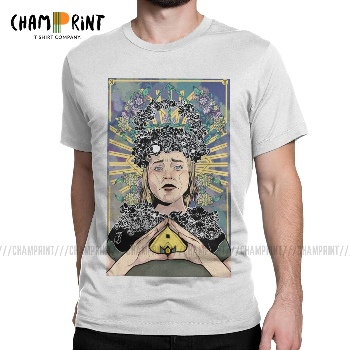 Мужская футболка с круглым вырезом All Hail The Queen винтажная хлопковая коротким