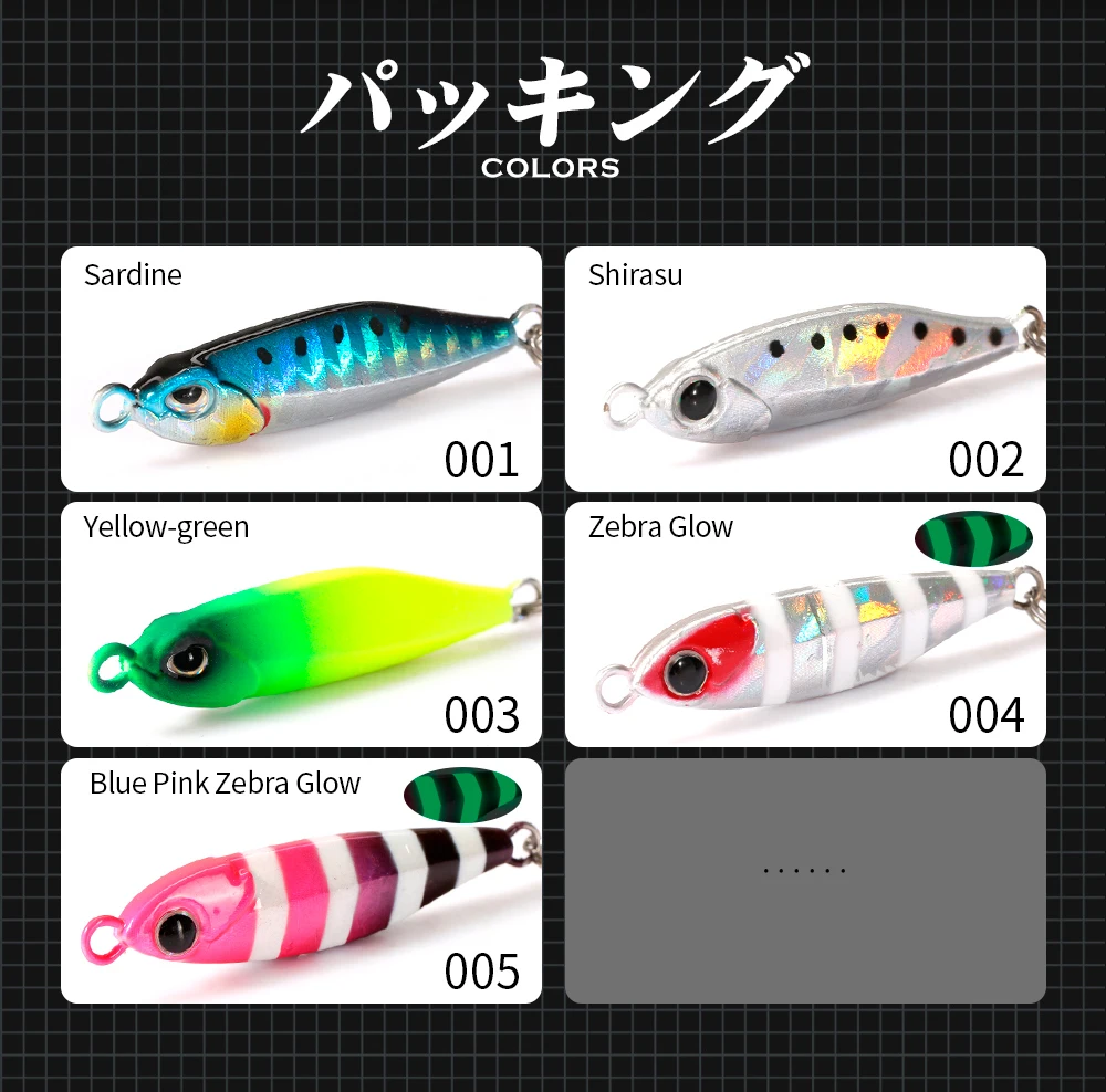Hunthouse Angelköder Kunstköder Micro Jig 5g 7g 10g 15g 20g Metall Jig Shore Casting Jigging Löffel Sea Cast Tackle – Detail 10