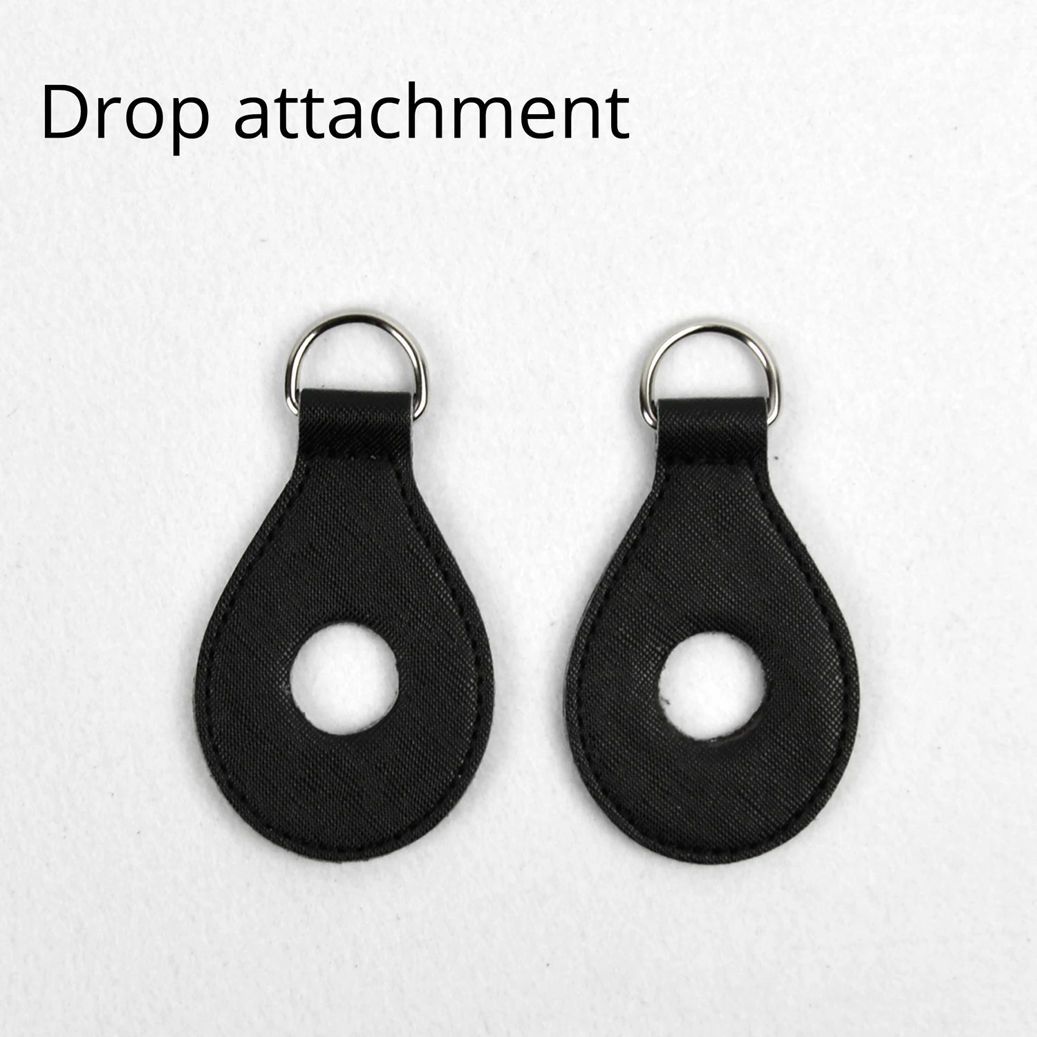 

1 Pair 2 Pc PU Leather Drop Shaped Attachment Accessory Fitting with Holes for Obag Shoulder Strap for O Bag Handbag Women Bag