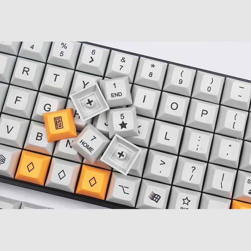 Колпачки для клавиатуры DSA Планк Niu40 XD75 RGB75 Ortholinear Cherry MX переключатели