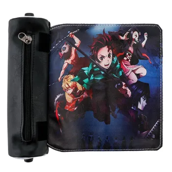 

1Pcs Anime Demon Slayer: Kimetsu No Yaiba Pencil Bag Large Capacity Students Pencil Bag Learning Supplies
