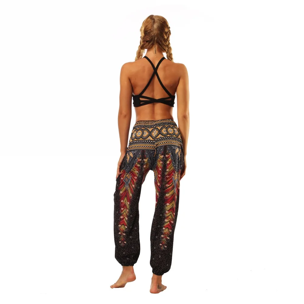 TL004- Brown wide leg loose yogqa pants leggings (8)