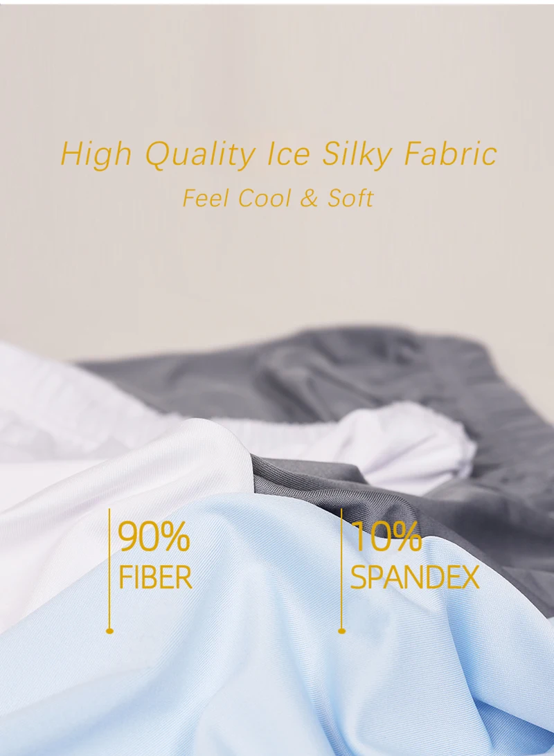 Ice Silk Cool Summer Men Sleepwear Shorts Sexy Underwear Nightwear Comfortable Elastic Loose Casual Man Sleep Bottoms Homewear
