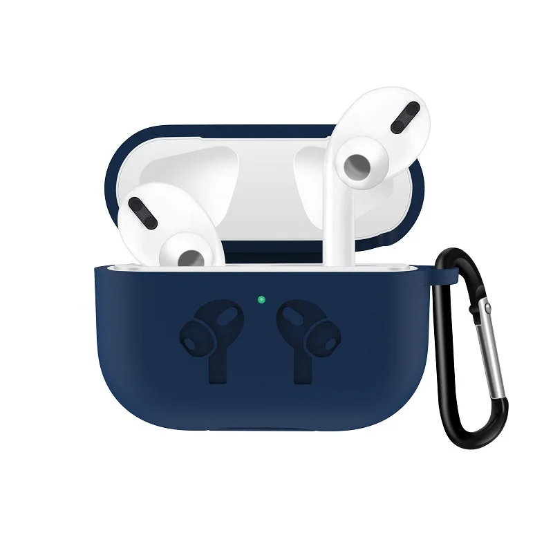 Для Airpods pro чехол с брелком Роскошный чехол для apple Air pods pro Аксессуары для earpods arpods eartips амбушюры Coque - Цвет: as the picture shown