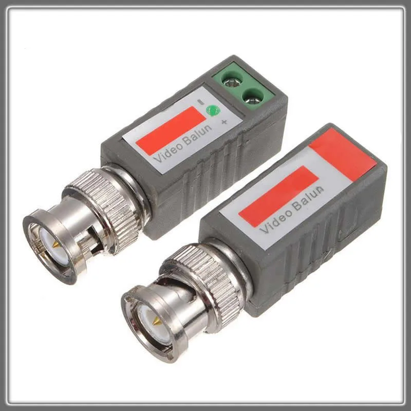 10 шт./лот CCTV Video Balun пассивные трансиверы CAT5 2000ft расстояние UTP BNC кабель BL01 |