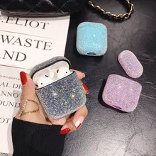 Роскошный Жесткий чехол с 3D блестящими бриллиантами для Apple Airpods 1 2, защитный чехол, аксессуары для наушников, чехол для зарядки