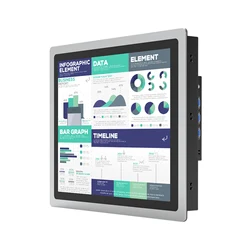 Mini ordinateur industriel de 12.1 pouces, tablette tactile capacitive intégrée, tout en un, adapté aux équipements d'automatisation 