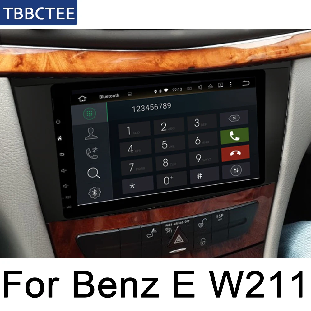 Для Mercedes Benz E Class W211 2002~ 2009 NTG карта gps-навигации мультимедиа Авто Радио Android автомобильный плеер система стерео BT карта