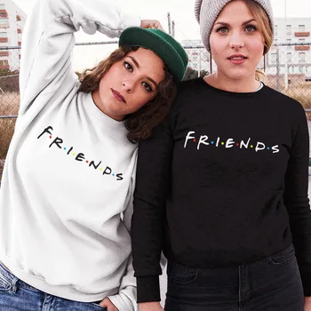 

Friends TV Shows Sweatshirt Women Funny Streetwear Hipster Pullover Letter Print Girl Tumblr Clothing Unisex Outwear Drop Ship