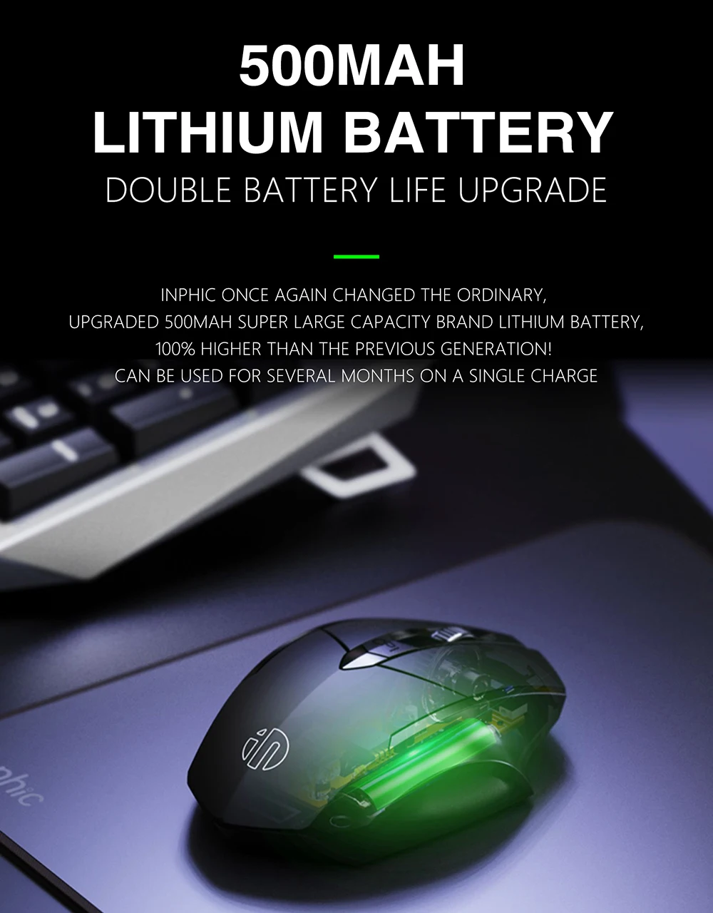 computer mouse gaming Bluetooth 2.4G USB Silent Wireless Mouse Rechargeable Charging Home Game Ergonomic Noiseless Mouse for Computer Laptop PC silent wireless mouse