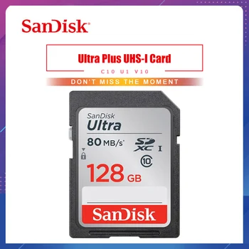 

Original SanDisk SDUNC SD Card 128GB 64GB 32GB 16GB Class 10 Memory Card C10 80MB/s SDHC SDXC Carte SD Card USH-1 for Camera