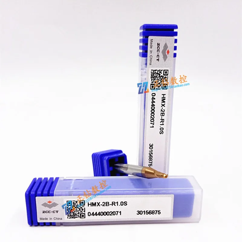 

HMX-2B-R1.0S 2 Flutes 65 Degrees ZCCT Solid Carbide