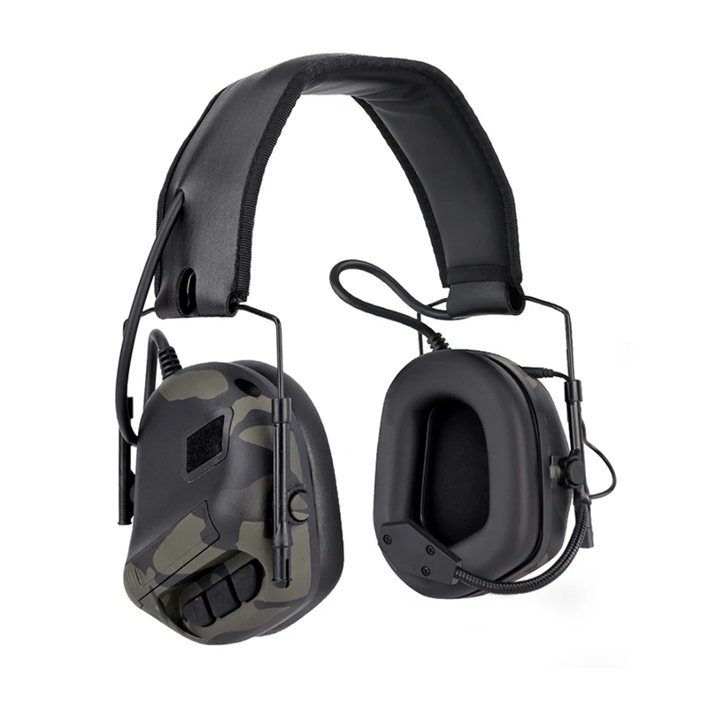 Tactical) Headphone Noise Cancellation Pickup Headset Hunting Shooting Game Accessories - Цвет: BCP