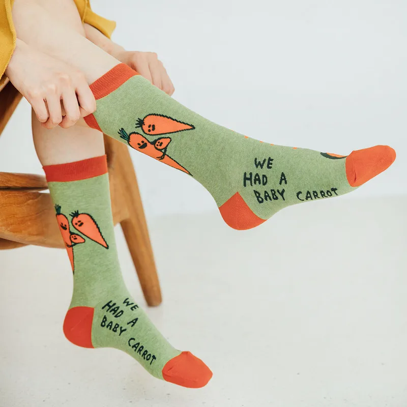 Jeseca, новинка года, осенне-зимние носки для женщин, милые носки с мультяшными животными, Женские винтажные уличные носки в стиле Харадзюку, рождественские носки