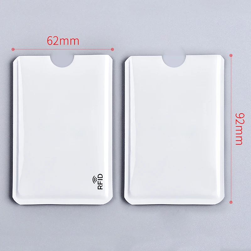 High quality Anti Degaussing Theft Ultra Thin Bank Card Cover New Anti Rfid Blocking Reader Lock Card Holder ID Credit Case wallet card holder card holder credit card holder id card holder
