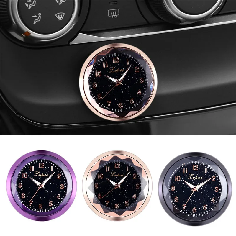 

Car Electronic Meter Clock Timepiece Motorcycle Car Accessories Auto Interior Ornament Sticker Watch Decoration Dropshipping