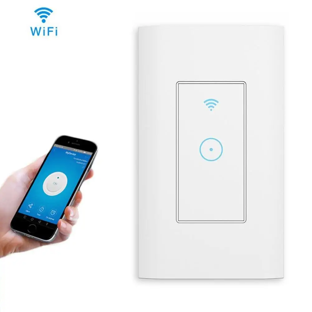 

HiMISS Home Smart WIFI Light Switch Works with Alexa Google Home IFTTT Smart Life US Plug
