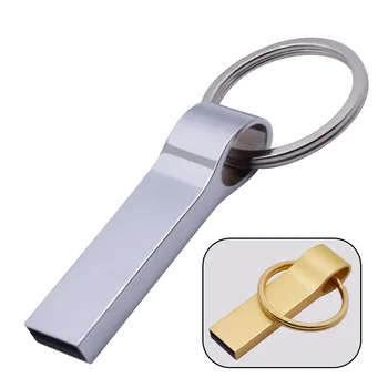 

Mini USB Flash Drive Metal Pendrive 2.0 Key Chain Memory Stick 64GB 16GB 8GB 4GB 32GB Pen Drive U Disk Tailor-made Logo for Gift