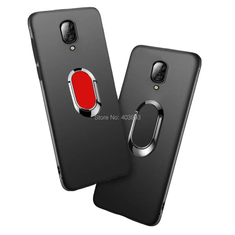 For Lenovo Z5 Pro Soft Case Magnetic Ring Stand Finger Holder L78031 Z5Pro Cover Z 5 | Мобильные телефоны и аксессуары