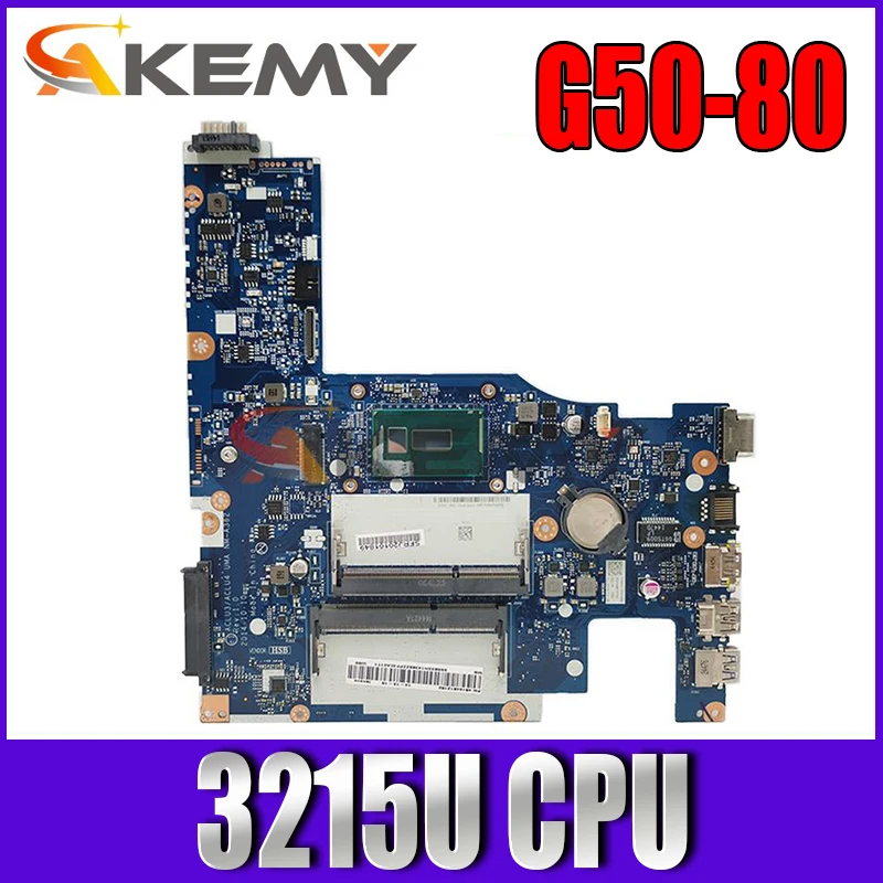 5B20H14390 ACLU3/ACLU4 UMA NM-A362 для ноутбука Lenovo G50-80 материнская плата с процессором 3215u |