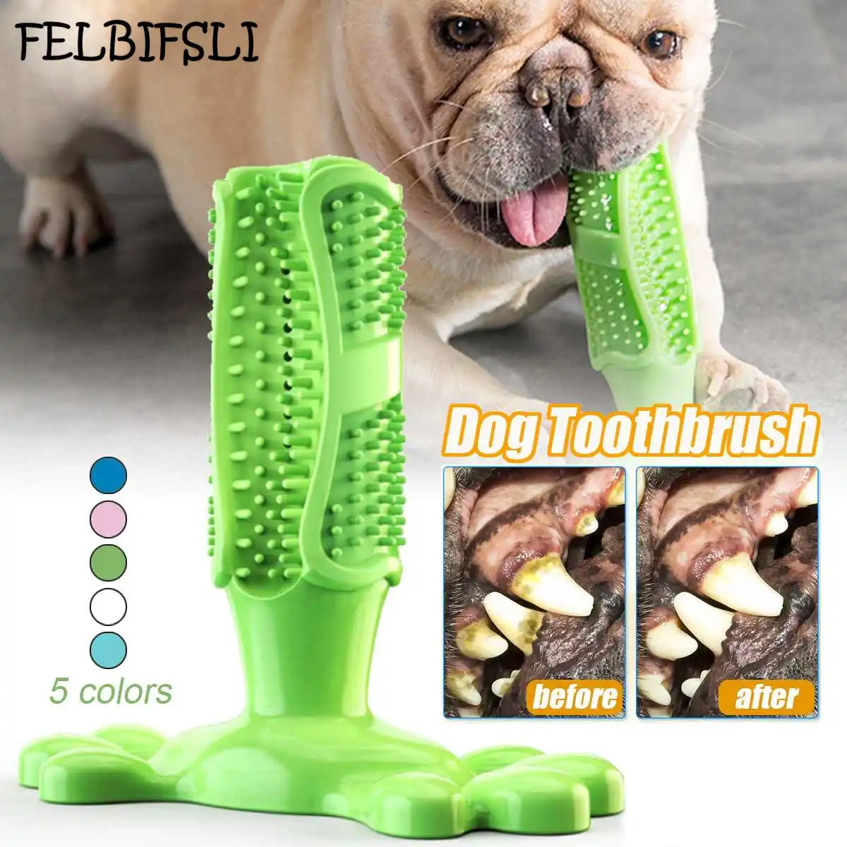 dog toothbrush chew toy