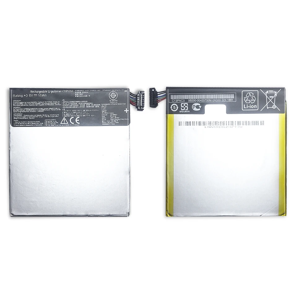 Аккумулятор ykaisсеребрин C11P1303 3950 мАч для планшета Asus Google Nexus 7 Ii 2 2nd Gen 2013 Версия ME571
