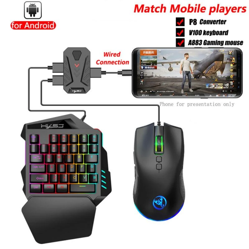 モバイルキーボード用マウスアダプター Androidシステム用usbケーブル付きマウスコンバーター 3つのusbポート付き Keyboard Mouse Combos Aliexpress