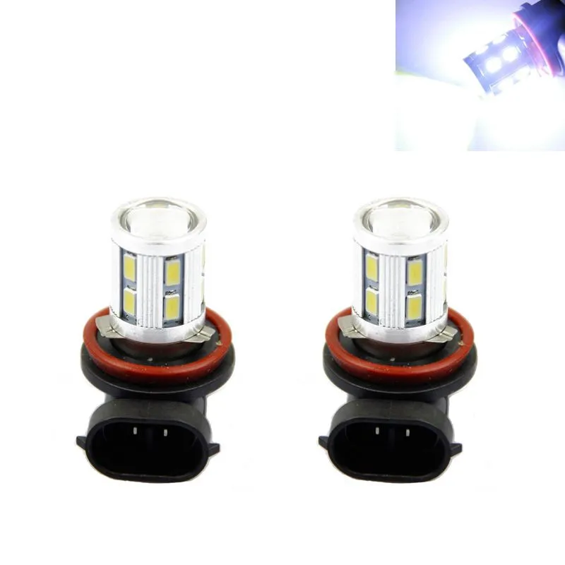 2x автомобильный H11 5 Вт 12 Led 5630 Smd противотуманный ходовой светильник Лампа ксенон белый автомобильные аксессуары противотуманный светильник s ксеноновые лампы# YL1