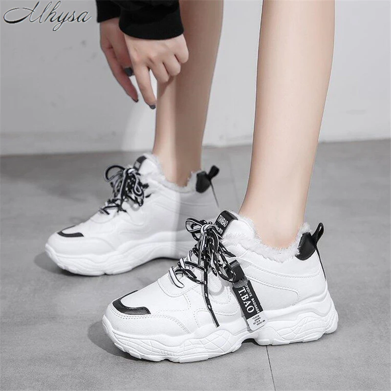 womens platform snow sneakers